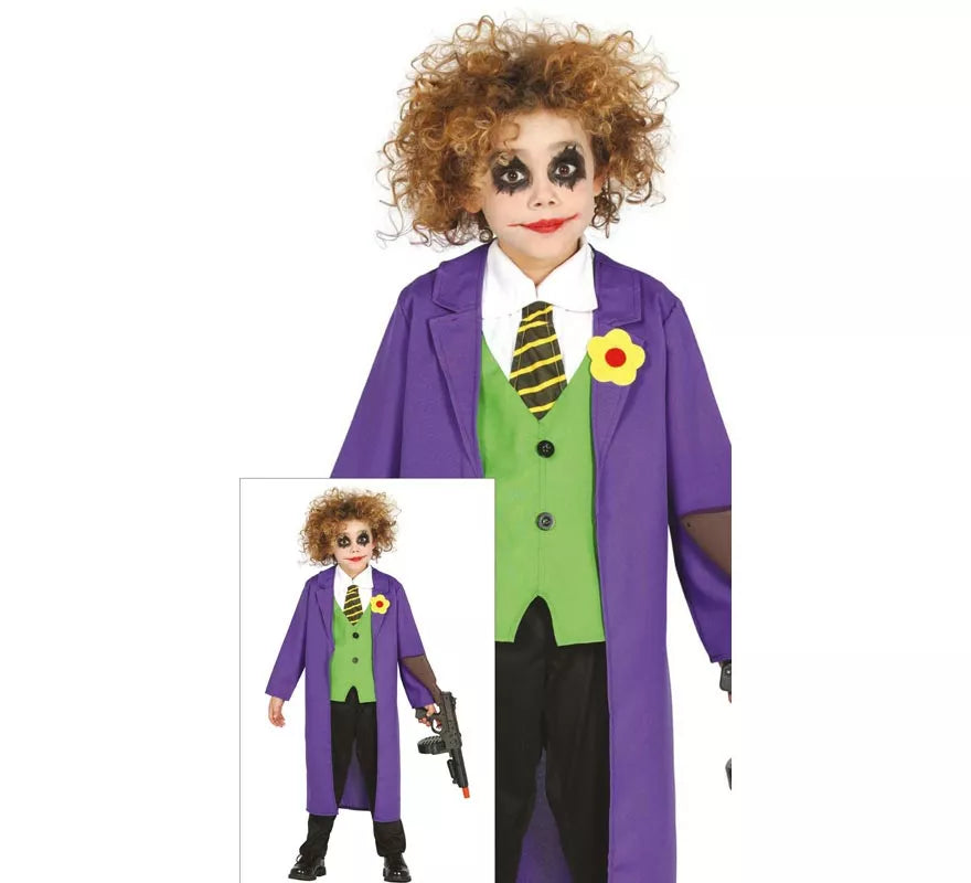 Translation missing: es.Disfraz de Payaso Joker para niño