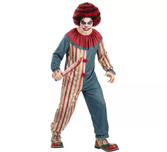 Costume da clown macabro vintage per uomo