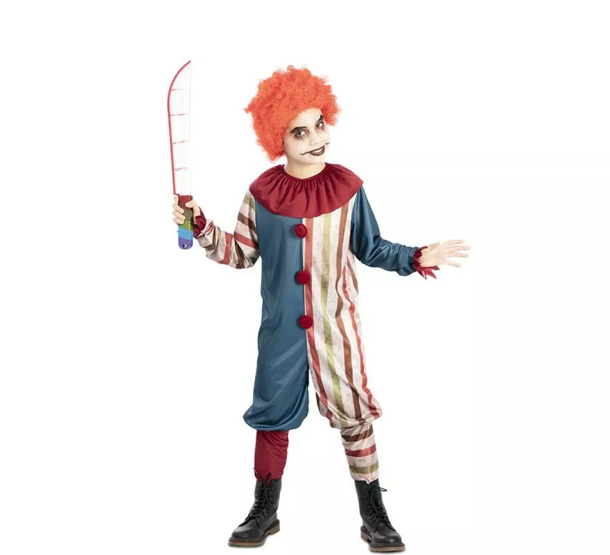 Translation missing: it.Disfraz de Payaso Macabro Vintage para niño