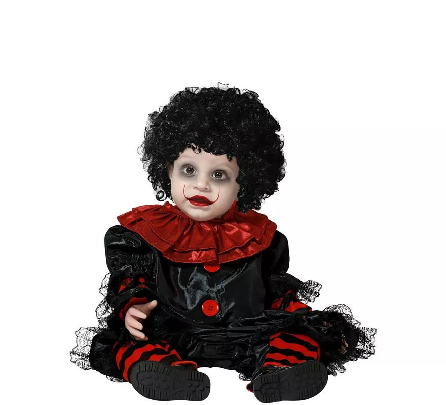 Translation missing: es.Disfraz de Payaso Negro para bebés y niños