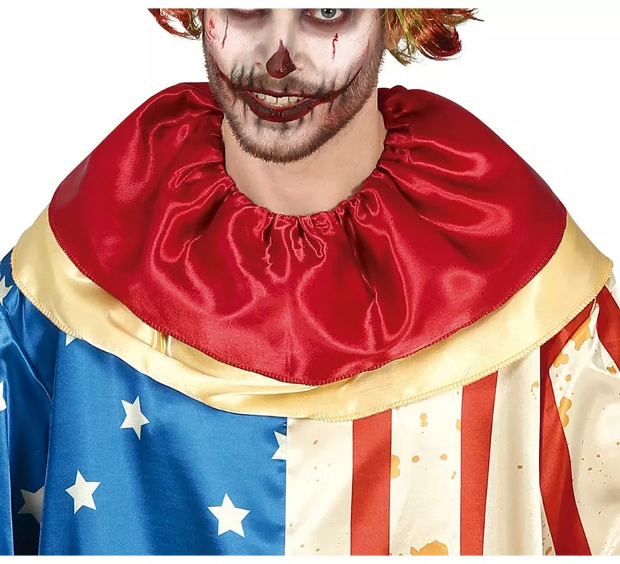 Translation missing: it.Disfraz de Payaso Patriota Siniestro para hombre