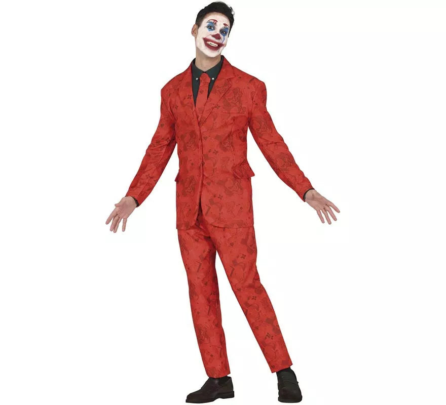 Translation missing: it.Disfraz de Payaso Risueño Elegante para hombre
