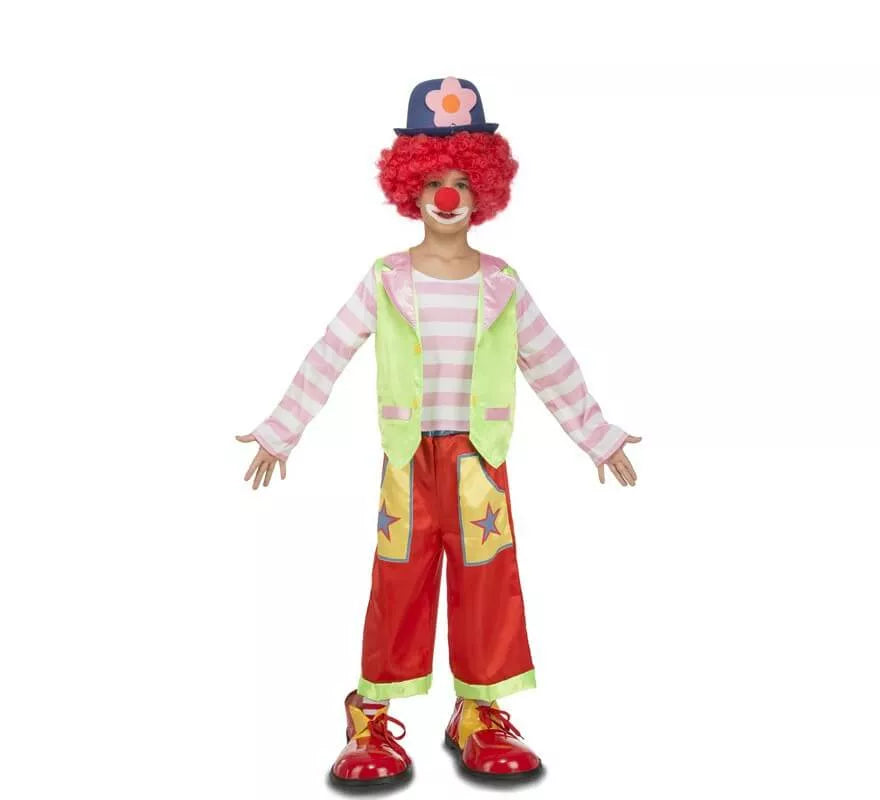 Translation missing: es.Disfraz de Payaso Rodeo para niño