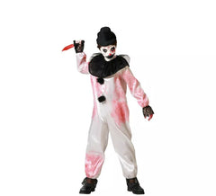 Costume da clown bianco insanguinato per bambino