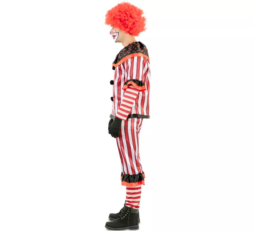 Disfraz de Payaso Sangriento Rojo para hombre