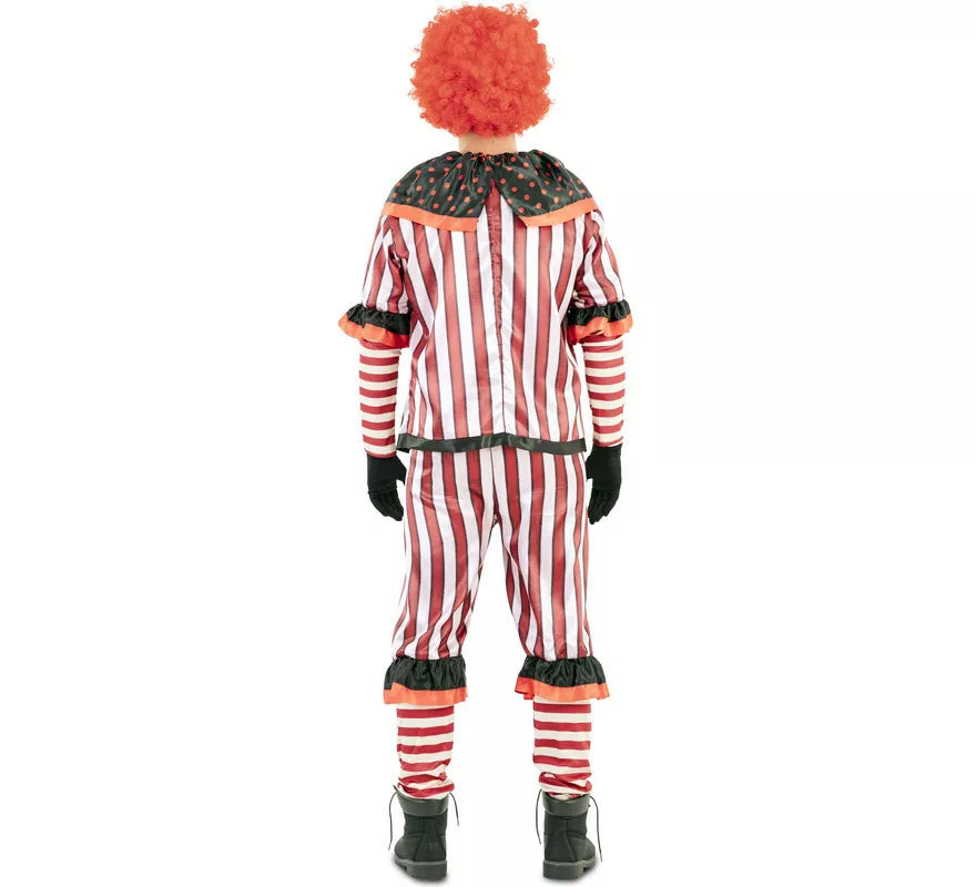 Translation missing: es.Disfraz de Payaso Sangriento Rojo para hombre
