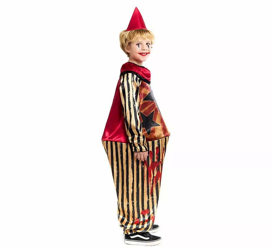 Disfraz de Payaso Tenebroso para niño