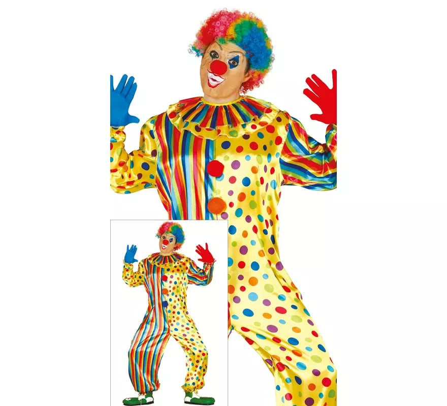 Translation missing: it.Disfraz de Payaso Topos para hombre