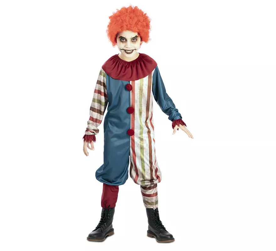 Translation missing: it.Disfraz de Payaso Macabro Vintage para niño