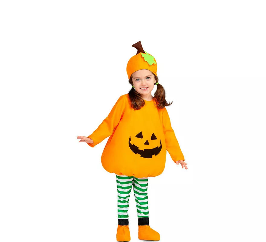 Translation missing: es.Disfraz de Pequeña Calabaza con gorro para bebé y niños