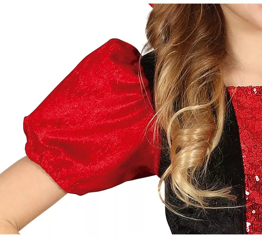 Translation missing: es.Disfraz de Pequeña Diablilla con vestido para niña