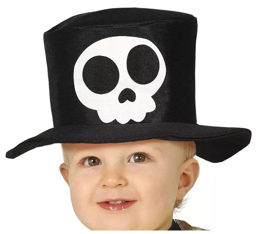 Translation missing: it.Disfraz de Pequeño Esqueleto con sombrero para bebé