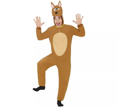 Costume da cane marrone per uomo