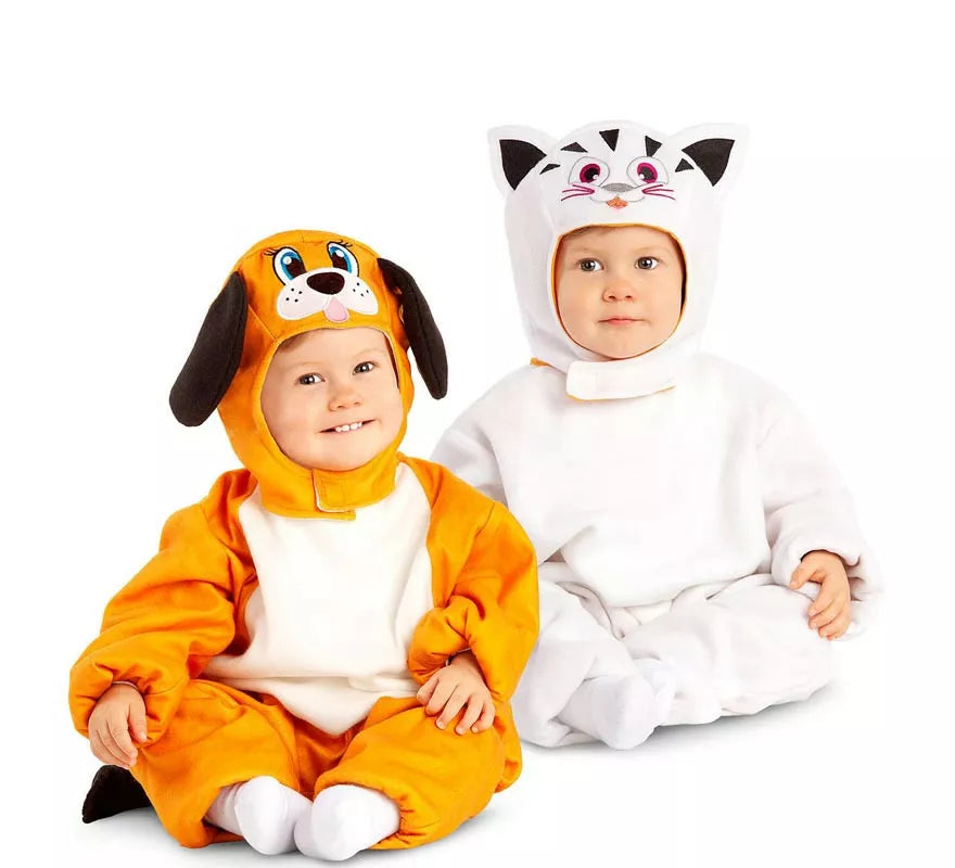 Translation missing: it.Disfraz de Perro y Gato 2x1 reversible para bebé y niños