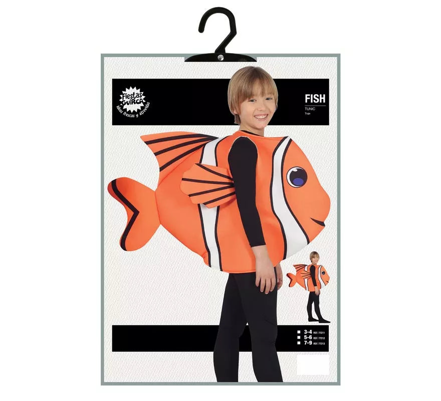 Translation missing: it.Disfraz de Pez Naranja para niños