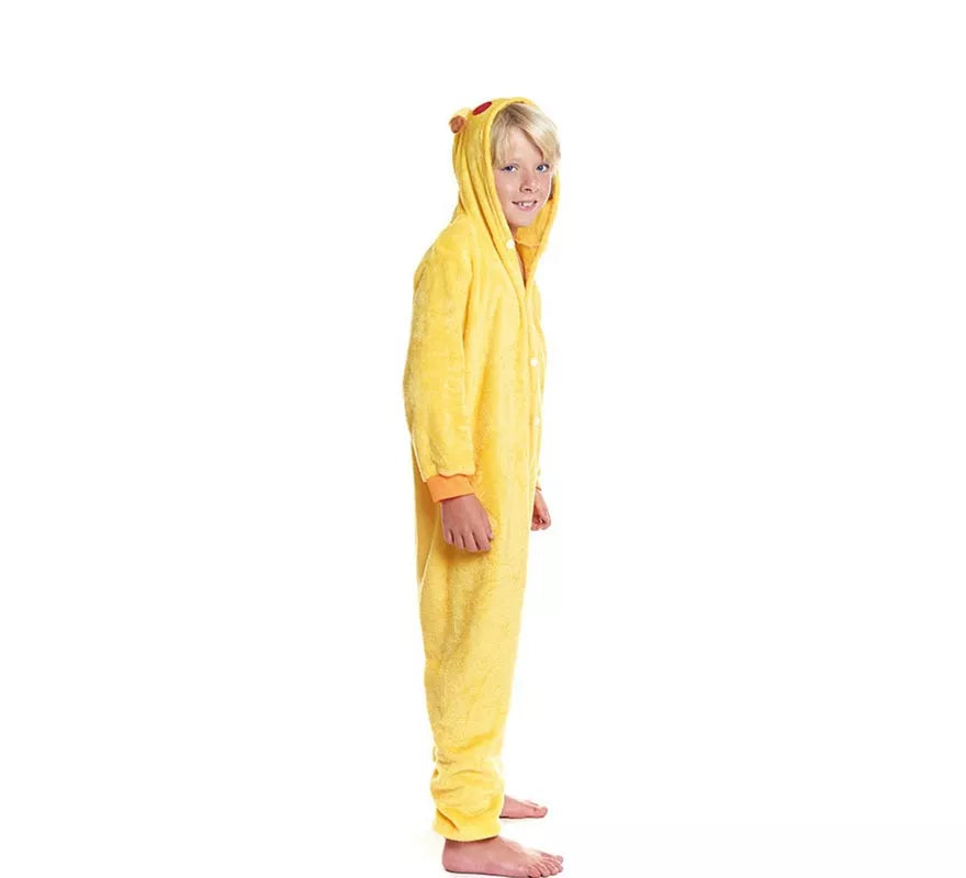 Translation missing: es.Disfraz de Pijama Chinchilla eléctrica con capucha para niño