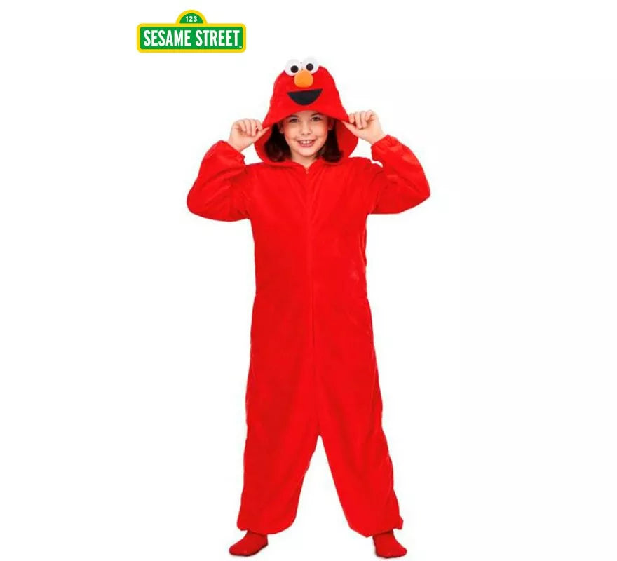 Translation missing: it.Disfraz de Pijama de Elmo de Barrio Sésamo para niños