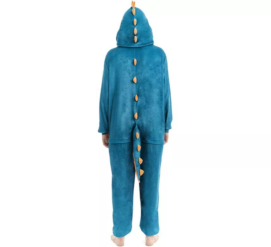 Translation missing: it.Disfraz de Pijama Dinosaurio Estegosaurio para adulto