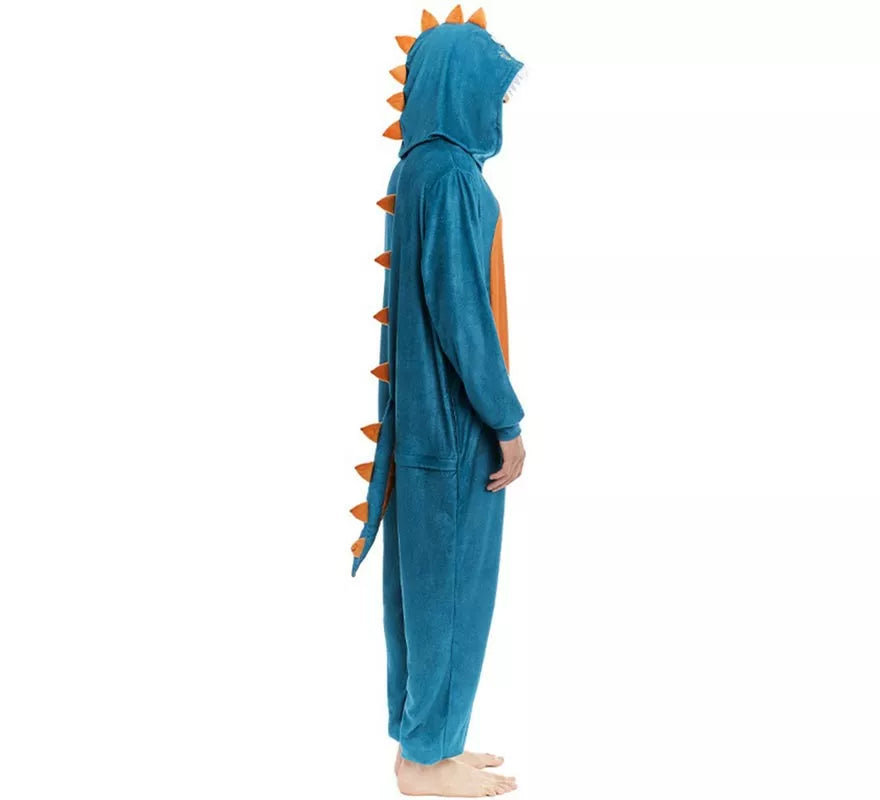 Translation missing: it.Disfraz de Pijama Dinosaurio Estegosaurio para adulto