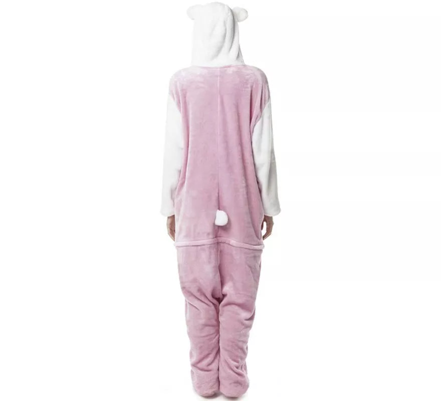 Translation missing: es.Disfraz de Pijama Gato rosa para adultos