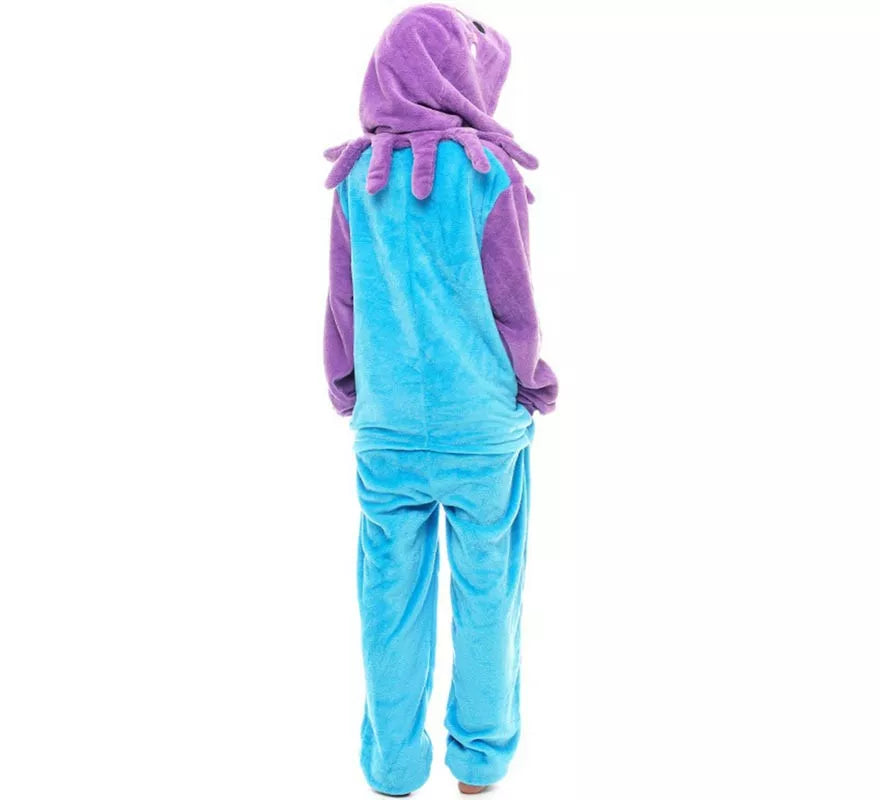 Translation missing: it.Disfraz de Pijama Pepa Pulpa azul para adultos