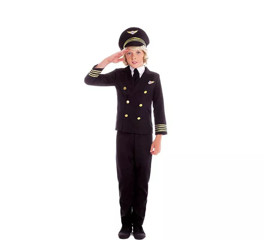 Translation missing: it.Disfraz de Piloto Capitán de Vuelo para niño