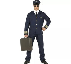 Costume da pilota di aereo per uomo