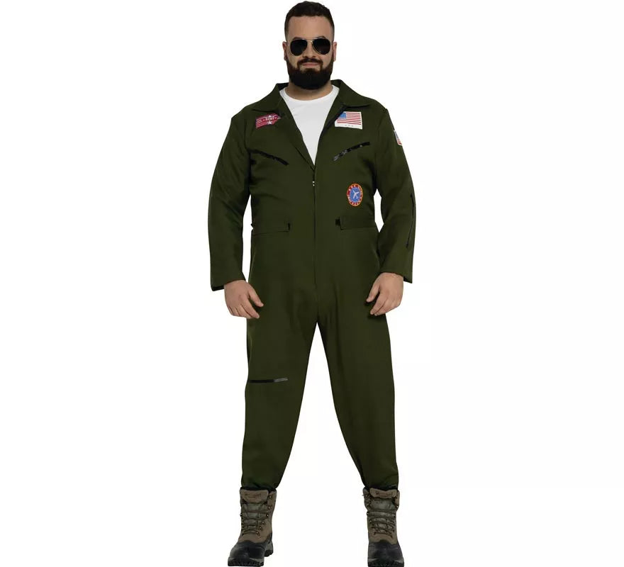 Translation missing: it.Disfraz de Piloto de Caza del Ejército para Hombre