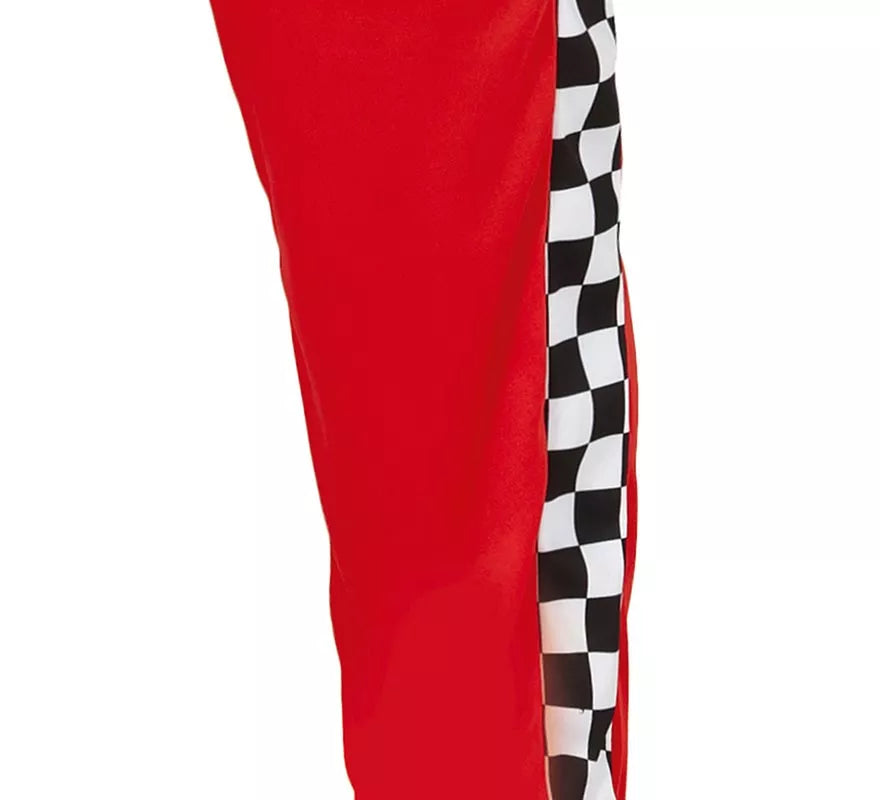 Translation missing: it.Disfraz de Piloto de Fórmula 1 rojo para hombre