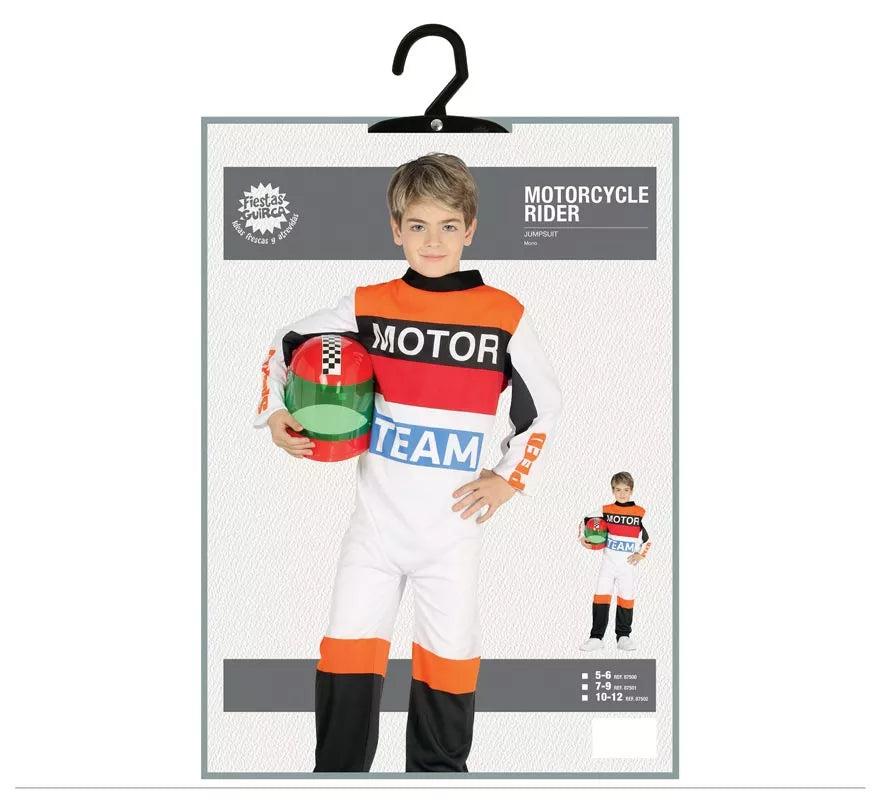 Translation missing: it.Disfraz de Piloto de Motociclismo para niño