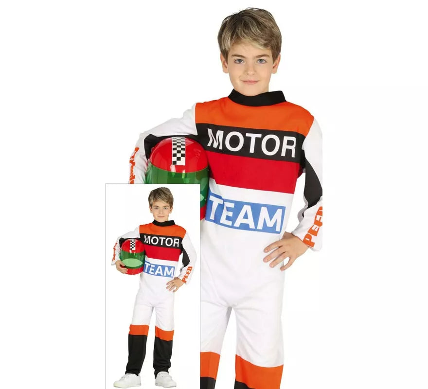 Translation missing: es.Disfraz de Piloto de Motociclismo para niño