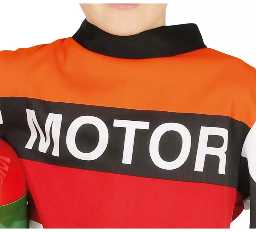 Translation missing: es.Disfraz de Piloto de Motociclismo para niño