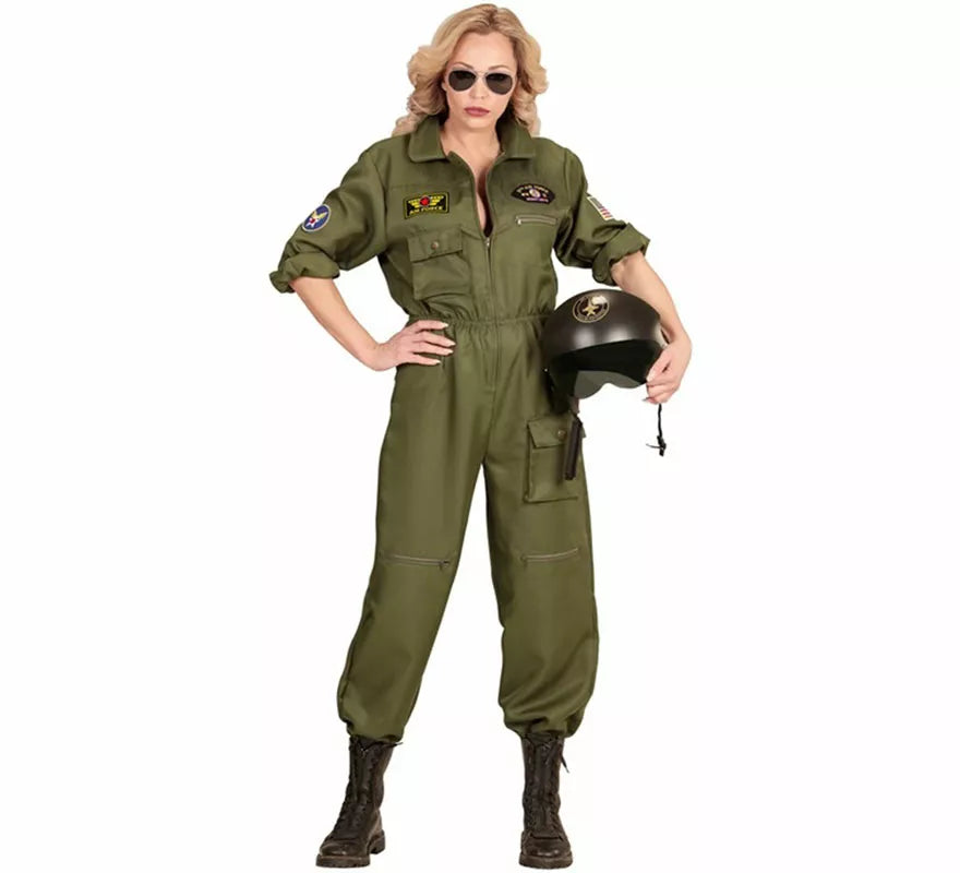 Translation missing: it.Disfraz de Piloto Jet de Combate para mujer