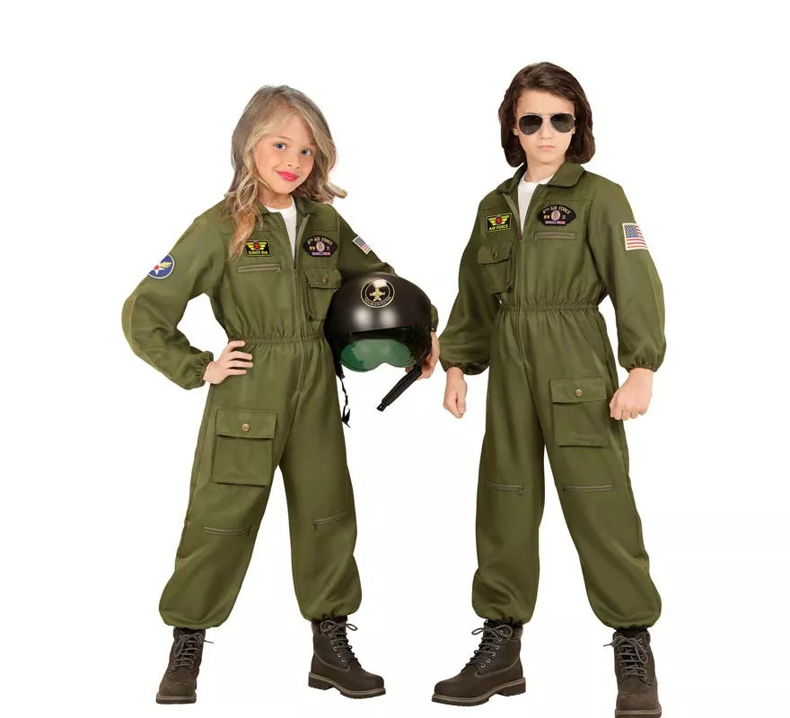 Translation missing: it.Disfraz de Piloto Jet de Combate para niños y adolescente