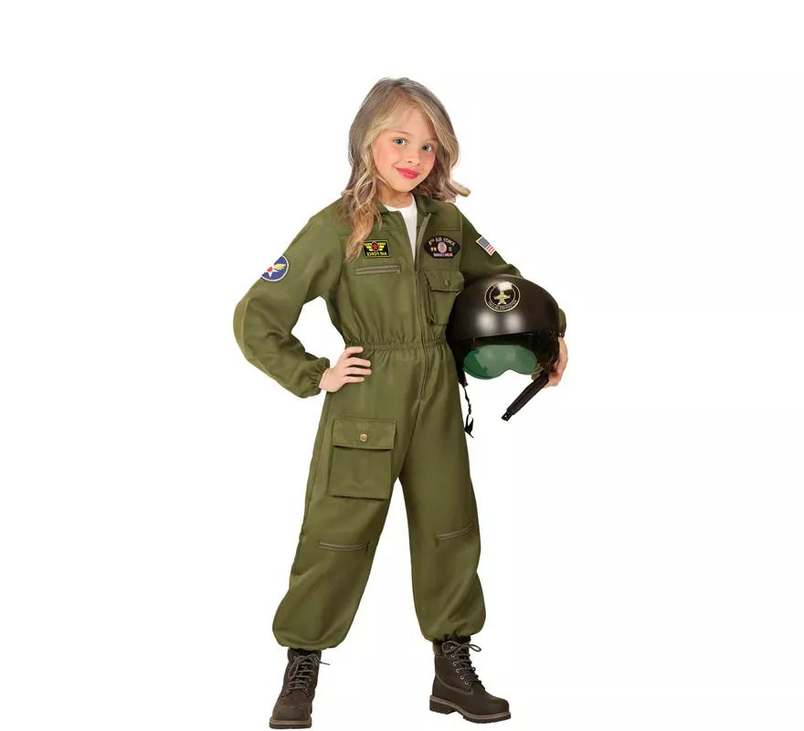 Translation missing: it.Disfraz de Piloto Jet de Combate para niños y adolescente