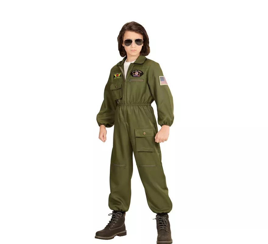 Translation missing: it.Disfraz de Piloto Jet de Combate para niños y adolescente