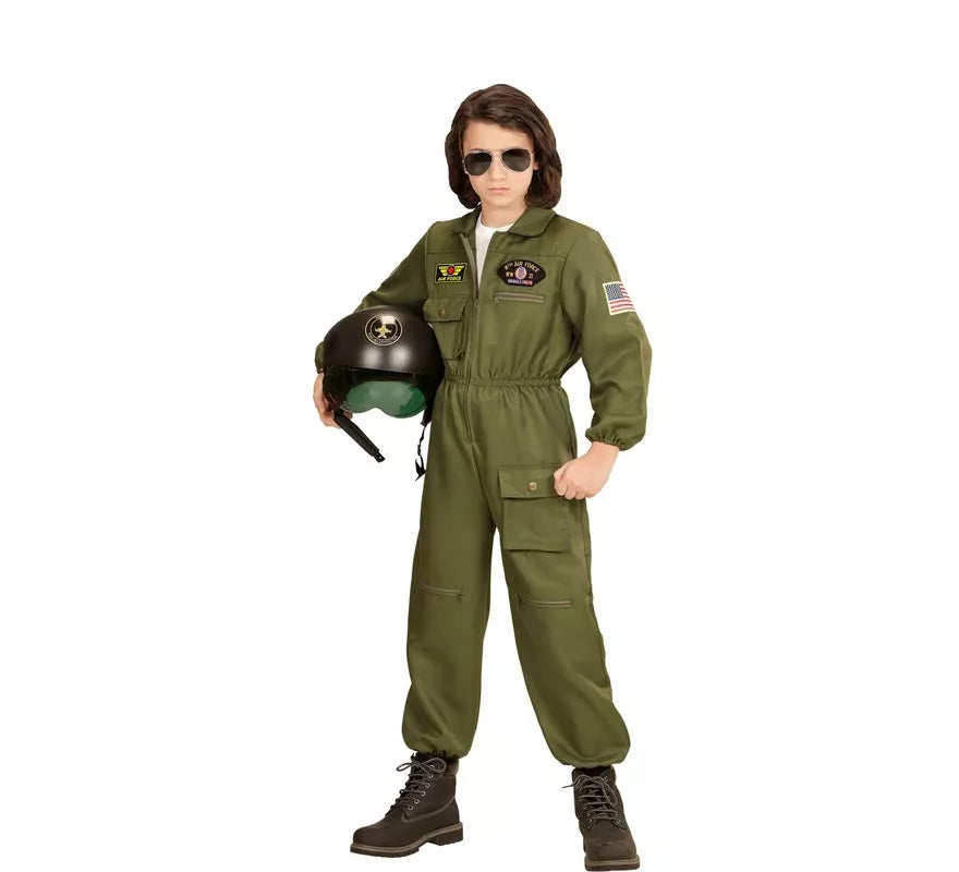 Translation missing: it.Disfraz de Piloto Jet de Combate para niños y adolescente