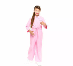 Costume da bambola rosa famosa per bambine