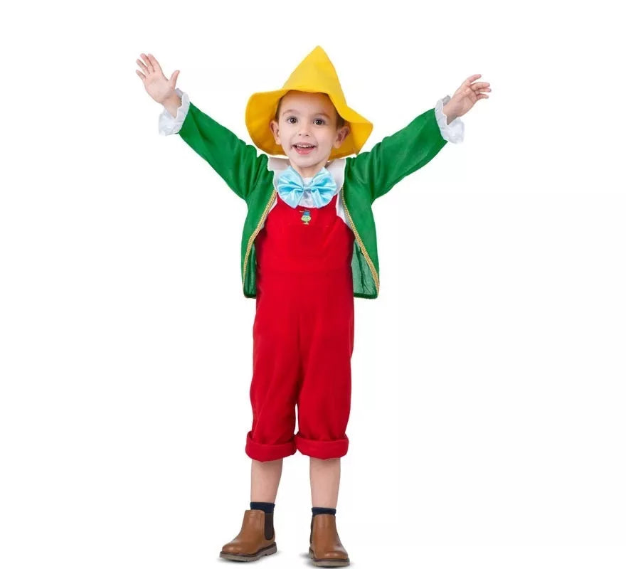 Translation missing: it.Disfraz de Pinocho con gorro y careta para niño