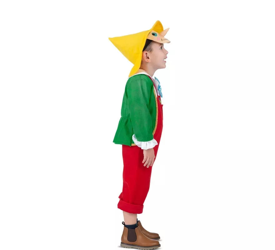 Translation missing: it.Disfraz de Pinocho con gorro y careta para niño