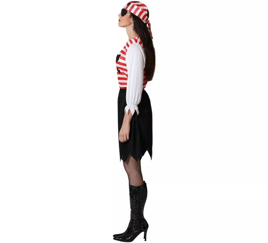 Disfraz de Pirata Bucanera para mujer