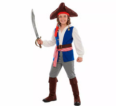 Costume da pirata Jack Bucaniere per bambino