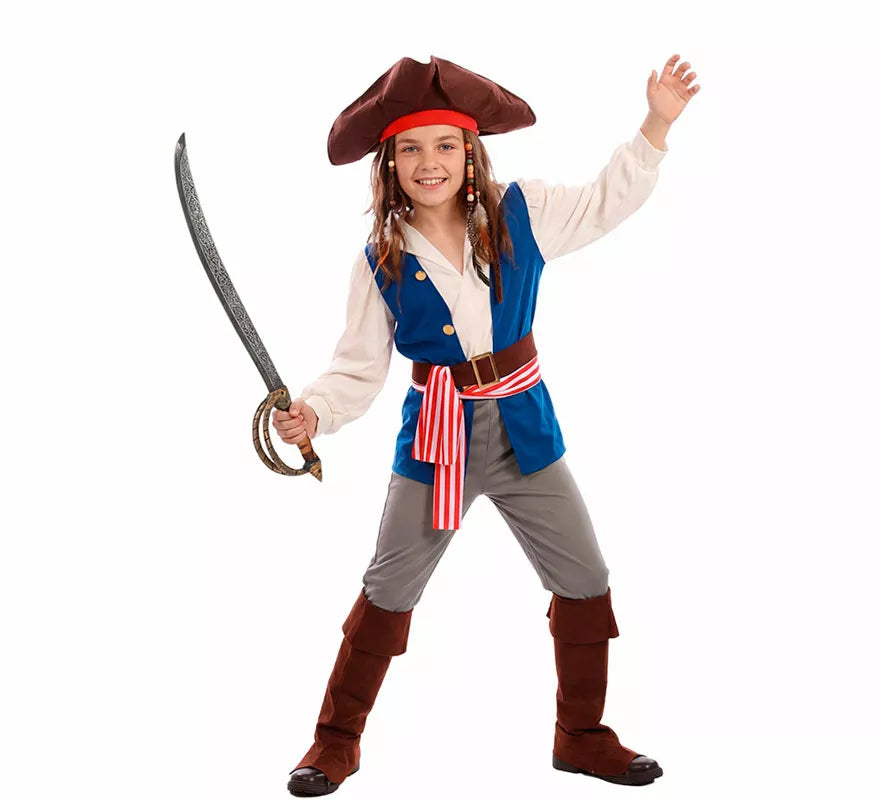 Translation missing: it.Disfraz de Pirata Bucanero Jack para niño