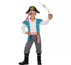 Costume da pirata teschio con cappello per bambino
