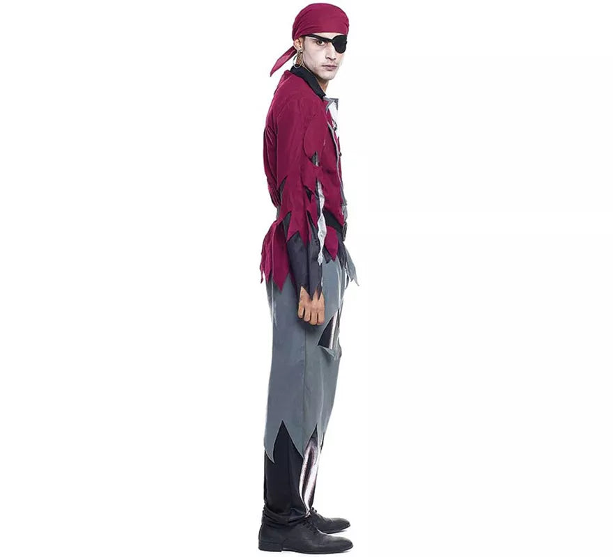 Translation missing: es.Disfraz de Pirata Calavera para hombre