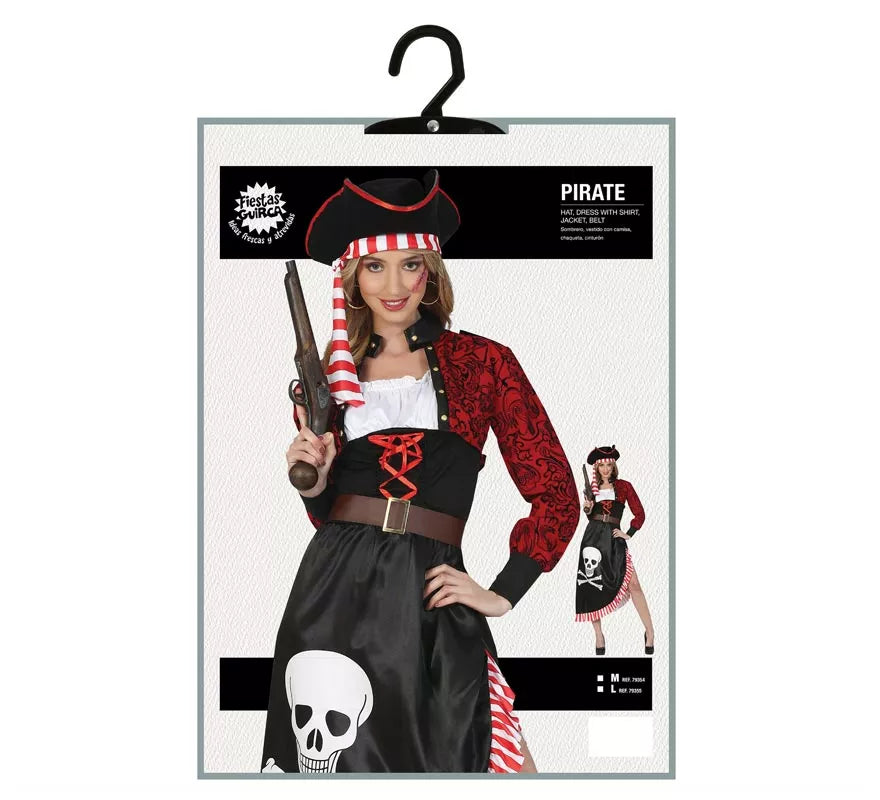 Translation missing: it.Disfraz de Pirata con Falda para Mujer
