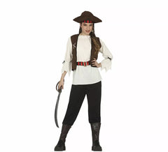 Costume da corsaro pirata dei sette mari per adolescente