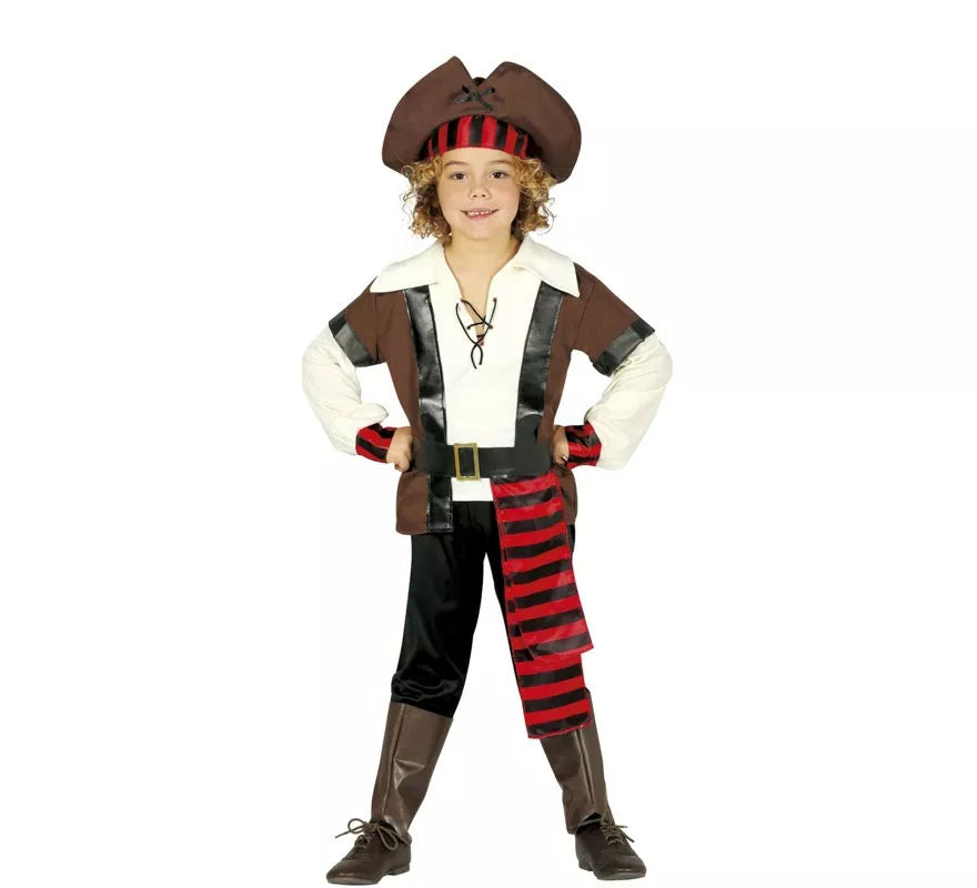 Translation missing: it.Disfraz de Pirata de los Siete Mares para niño