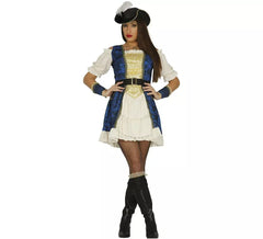 Costume da pirata deluxe per una donna