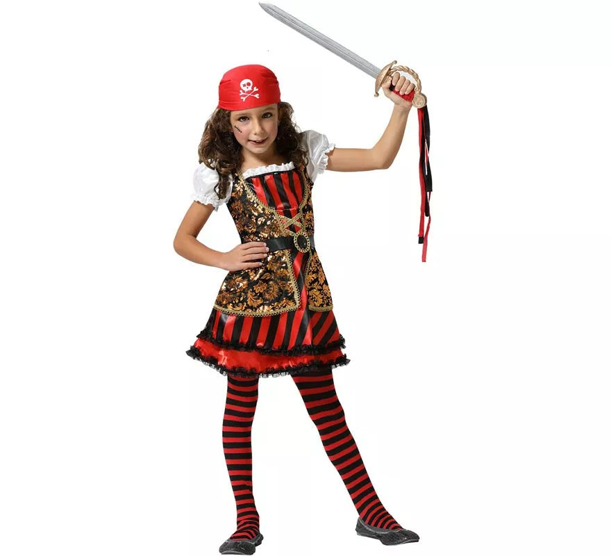 Translation missing: es.Disfraz de Pirata elegante para niña